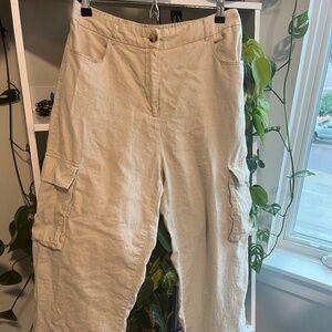 Sincerely Jules Linen Cargo Pants